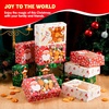 image:imageJOYIN 12 PCS Christmas Cookie Boxes for Gift Giving 875 x 575 x 275 Bakery Treat Boxes Containers with Window for Xmas Holiday Birthday Party Pastries Cupcakes Brownies Donuts Baked Goods24