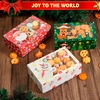 image:imageJOYIN 12 PCS Christmas Cookie Boxes for Gift Giving 875 x 575 x 275 Bakery Treat Boxes Containers with Window for Xmas Holiday Birthday Party Pastries Cupcakes Brownies Donuts Baked Goods24