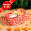 image:imageJOYIN 12 PCS Christmas Cookie Boxes for Gift Giving 875 x 575 x 275 Bakery Treat Boxes Containers with Window for Xmas Holiday Birthday Party Pastries Cupcakes Brownies Donuts Baked Goods24