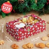 image:imageJOYIN 12 PCS Christmas Cookie Boxes for Gift Giving 875 x 575 x 275 Bakery Treat Boxes Containers with Window for Xmas Holiday Birthday Party Pastries Cupcakes Brownies Donuts Baked Goods12