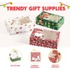 image:imageJOYIN 12 PCS Christmas Cookie Boxes for Gift Giving 875 x 575 x 275 Bakery Treat Boxes Containers with Window for Xmas Holiday Birthday Party Pastries Cupcakes Brownies Donuts Baked Goods12