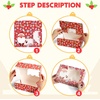 image:imageJOYIN 12 PCS Christmas Cookie Boxes for Gift Giving 875 x 575 x 275 Bakery Treat Boxes Containers with Window for Xmas Holiday Birthday Party Pastries Cupcakes Brownies Donuts Baked Goods12
