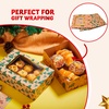 image:imageJOYIN 12 PCS Foiled Christmas Cookie Boxes for Gift Giving 875 x 575 x 275 Bakery Boxes with Window 3 Design Brown Kraft Cardboard Treat Box for Xmas Holiday Pastries Cupcakes Doughnut Wrap24