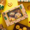 image:imageJOYIN 12 PCS Foiled Christmas Cookie Boxes for Gift Giving 875 x 575 x 275 Bakery Boxes with Window 3 Design Brown Kraft Cardboard Treat Box for Xmas Holiday Pastries Cupcakes Doughnut Wrap12