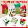 image:imageJOYIN 18 PCS Christmas Paper Bags for Present Xmas Gift Wrap Bags with Handles for Wrapping Xmas Holiday Presents Thanksgiving Gift Decor Classroom and Party Favors 9x 35x 73Christmas