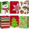 image:imageJOYIN 18 PCS Christmas Paper Bags for Present Xmas Gift Wrap Bags with Handles for Wrapping Xmas Holiday Presents Thanksgiving Gift Decor Classroom and Party Favors 9x 35x 73Christmas