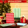 image:imageJOYIN 18 PCS Christmas Paper Gift Bags with Handles Xmas Goodie Bags Snowflakes Christmas Trees for Festivals Birthdays Party Supplies Holiday Present Packing 9x 35x 73