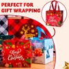 image:imageJOYIN 20 PCS Christmas Reusable Gift Bags Assorted Sizes with Handle Gift Bags Includes 4 Large 8 Medium 8 Small Sizes Christmas NonWoven Party Favor Bags for Holiday Presents and Gift Wrapping