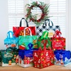 image:imageJOYIN 20 PCS Christmas Reusable Gift Bags Assorted Sizes with Handle Gift Bags Includes 4 Large 8 Medium 8 Small Sizes Christmas NonWoven Party Favor Bags for Holiday Presents and Gift Wrapping