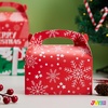 image:imageJOYIN 24 PCS 3D Christmas Treat Gift Wrap Boxes for Holiday Xmas Presents Bakery Cookie Boxes for Gift Giving Cardboard Goodie Candy Box for Desserts Wrapping School Classroom Party Favor Supplies