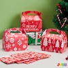 image:imageJOYIN 24 PCS 3D Christmas Treat Gift Wrap Boxes for Holiday Xmas Presents Bakery Cookie Boxes for Gift Giving Cardboard Goodie Candy Box for Desserts Wrapping School Classroom Party Favor Supplies