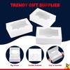 image:imageJOYIN 24 PCS Christmas Cookie Boxes for Gift Giving 875 x 575 x 275 Xmas Holiday White Bakery Treat Boxes Containers with Window for Pastries Cupcakes Chocolate Candy Brownies Donuts24