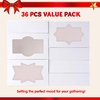 image:imageJOYIN 24 PCS Christmas Cookie Boxes for Gift Giving 875 x 575 x 275 Xmas Holiday White Bakery Treat Boxes Containers with Window for Pastries Cupcakes Chocolate Candy Brownies Donuts36