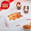 image:imageJOYIN 24 PCS Christmas Cookie Boxes for Gift Giving 875 x 575 x 275 Xmas Holiday White Bakery Treat Boxes Containers with Window for Pastries Cupcakes Chocolate Candy Brownies Donuts36