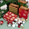 image:imageJOYIN 24 PCS Christmas Kraft Bags Holiday Paper Goody Gift Bags with Handles for Xmas Gifts Wrapping Party Giant Gifts Decorations Classrooms and Party Favors RedGreen 9 x 73 x 33Red Green