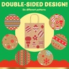 image:imageJOYIN 24 PCS Christmas Kraft Bags Holiday Paper Goody Gift Bags with Handles for Xmas Gifts Wrapping Party Giant Gifts Decorations Classrooms and Party Favors RedGreen 9 x 73 x 33Brown