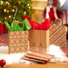 image:imageJOYIN 24 PCS Christmas White Pattern Kraft Gift Bags Holiday Paper Gift Bags for Wrapping Xmas Gifts Party Favors Classroom Use Snowflake Plaid and Christmas Trees 9x73x33 InchRed Green
