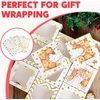 image:imageJOYIN 24 Pcs Christmas Cookie Boxes Gold Foil Treat Box with Window 6 x 6 x 3 Bakery Gift Wrapping Box with 4 Designs for Xmas Holiday Party Favor Pastries Cupcakes Cookies Donuts GiftGiving