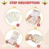 image:imageJOYIN 24 Pcs Christmas Cookie Boxes Gold Foil Treat Box with Window 6 x 6 x 3 Bakery Gift Wrapping Box with 4 Designs for Xmas Holiday Party Favor Pastries Cupcakes Cookies Donuts GiftGiving