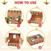 image:imageJOYIN 24PCS Christmas Cookie Boxes for Gift Giving 875 x 575 x 275 Xmas Holiday Bakery Treat Boxes with Window Kraft Cookie Tin Containers Box for Baked Goods Cupcake Pastry Brownies Candy