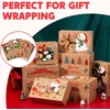 image:imageJOYIN 24PCS Christmas Cookie Boxes for Gift Giving 875 x 575 x 275 Xmas Holiday Bakery Treat Boxes with Window Kraft Cookie Tin Containers Box for Baked Goods Cupcake Pastry Brownies Candy