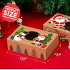 image:imageJOYIN 24PCS Christmas Cookie Boxes for Gift Giving 875 x 575 x 275 Xmas Holiday Bakery Treat Boxes with Window Kraft Cookie Tin Containers Box for Baked Goods Cupcake Pastry Brownies Candy