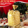 image:imageJOYIN 3 Extra Large Christmas Bags 56x36 with Gift Tags for Xmas Holiday Parties Gift Giving Winter Family Gatherings Office Parties Heavy Duty BagRedBlueGold