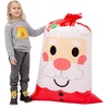 image:imageJOYIN 3 PCs Christmas Jumbo Gift Bags with Gift Tag Xmas Plastic Giant Wrapping Present Bag Huge Resuable Large Santa Bag for Holiday Presents Gifts DecorationsSanta