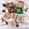 image:imageJOYIN 36 PCS Christmas Cookie Boxes for Gift Giving White Bakery Treat Boxes with Window 4 x 4 x 25 Gift Wrap Box for Xmas Holiday Party Favor Pastries Cupcakes Donuts Brownies DonutsBrown
