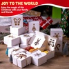 image:imageJOYIN 36 PCS Christmas Cookie Boxes for Gift Giving White Bakery Treat Boxes with Window 4 x 4 x 25 Gift Wrap Box for Xmas Holiday Party Favor Pastries Cupcakes Donuts Brownies DonutsWhite