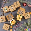 image:imageJOYIN 36 PCS Christmas Cookie Boxes for Gift Giving White Bakery Treat Boxes with Window 4 x 4 x 25 Gift Wrap Box for Xmas Holiday Party Favor Pastries Cupcakes Donuts Brownies DonutsBrown