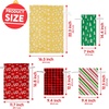 image:imageJOYIN 36 PCS Christmas Drawstrings Gift Bags Assorted SizesLarge Medium Small Xmas Reusable Plastic Bag for Presents Wrapping Holiday Party Favors
