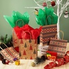 image:imageJOYIN 48 PCS Christmas Kraft Gift Bags 7 x 9 x 35 for Gifts Party Supplies Decor Xmas Goody Treat Candy Bags for Holiday Wedding Gift Decor Classrooms and Party Favors Presents Wrappingdark brown
