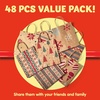 image:imageJOYIN 48 PCS Christmas Kraft Gift Bags 7 x 9 x 35 for Gifts Party Supplies Decor Xmas Goody Treat Candy Bags for Holiday Wedding Gift Decor Classrooms and Party Favors Presents Wrappingdark brown