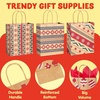 image:imageJOYIN 48 PCS Christmas Kraft Gift Bags 7 x 9 x 35 for Gifts Party Supplies Decor Xmas Goody Treat Candy Bags for Holiday Wedding Gift Decor Classrooms and Party Favors Presents Wrappingdark brown