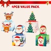 image:imageJOYIN 4PCS Christmas Money Box for Cash Gift Pull Surprise Box Gift Boxes for Money Xmas Holiday Birthday Cash Boxes with 200PCS Transparent Bags for Kids Adults Gifts Giving Family Party Favors