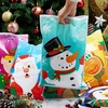 image:imageJOYIN 72 PCS Christmas Bags for Xmas Holiday Goody Gift 11 x 16Christmas Snacks Plastic Shopping Bags with Handles for Present Wrapping Festive Party Favor Party Decoration SuppliesBlue Green Yellow