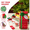 image:imageJOYIN 9PCS Gift Card Holder Box Christmas with Lids 65 x 28 x 06 Christmas Cash Money Cards Holder with Bows and Tags Party Favor Gift Wrapping Boxes Bulk Holiday Xmas Presents Decor