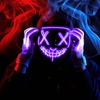 image:imageJOYIN Halloween Led Mask Light Up Mask and Gloves for Cosplay Costume Pink amp Blue 3 Modes Scary Glow in The Dark Masks for Halloween Party Dress Up Accessories Gifts GivingPurple