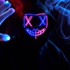 image:imageJOYIN Halloween Led Mask Light Up Mask and Gloves for Cosplay Costume Pink amp Blue 3 Modes Scary Glow in The Dark Masks for Halloween Party Dress Up Accessories Gifts GivingPinkblue