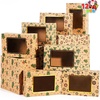 image:imageJOYIN 12 PCS Foiled Christmas Cookie Boxes for Gift Giving 875 x 575 x 275 Bakery Boxes with Window 3 Design Brown Kraft Cardboard Treat Box for Xmas Holiday Pastries Cupcakes Doughnut Wrap12