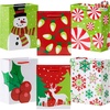 image:imageJOYIN 18 PCS Christmas Paper Bags for Present Xmas Gift Wrap Bags with Handles for Wrapping Xmas Holiday Presents Thanksgiving Gift Decor Classroom and Party Favors 9x 35x 73Xmas