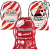image:imageJOYIN 3 PCS Christmas Personalized Santa Burlap Sack Gift Bags with Drawstring for Large Xmas Package Storage Bag Holiday Party Supplies Xmas Party Favors 26 x 19