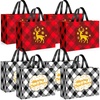image:imageJOYIN 8 PCS Extra Large Christmas Tote Gift Bags 169 x 126 x 68 Reusable Holiday Tote Bags with Handle Christmas Grocery Shopping Totes Bag for Presents Xmas Party Favor Gift Wrapping