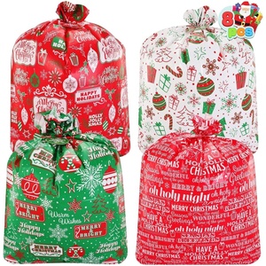 image:imageJOYIN 8 Jumbo Christmas Goody Gift Bag 44 X 36 with Gift Tags for Holiday Treats Oversize Xmas Giant Gifts Bag Heavy Duty Party Favor Supplies Large Goodie Bags