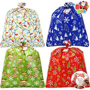 image:imageJOYIN 8 PCs Christmas Jumbo Gift Bags Heavy Duty 36 x 44 with Gift Tags for Large Gifts Big Xmas Bag for Christmas Season Gift Giving Holiday Presents or Decorations