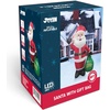 image:imageJOYIN Christmas Inflatable Santa Outdoor Decoration for Yard Blow Up Santa Decor Holding Gift Bags with Buildin LEDs for Xmas Party Decor Yard Outside Garden Holiday Decoration