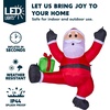 image:imageJoiedomi 6 FT Tall Christmas Inflatable Climbing Santa with Gift Box Blow Up Hanging Santa with Buildin LED for Xmas Party Outdoor Yard Garden Lawn Decoration