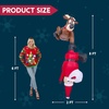 image:imageJoiedomi 8 FT Tall Hanging Christmas Inflatables Decoration Christmas Inflatable Reindeer and Climbing Santa Blow Up Santa with Buildin LED for Xmas Party Indoor Outdoor Yard Garden Lawn Decor
