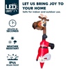 image:imageJoiedomi 8 FT Tall Hanging Christmas Inflatables Decoration Christmas Inflatable Reindeer and Climbing Santa Blow Up Santa with Buildin LED for Xmas Party Indoor Outdoor Yard Garden Lawn Decor